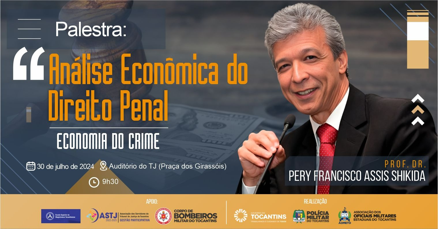 Análise Econômica do Direito Penal é Tema de Palestra com Dr. Pery Shikida